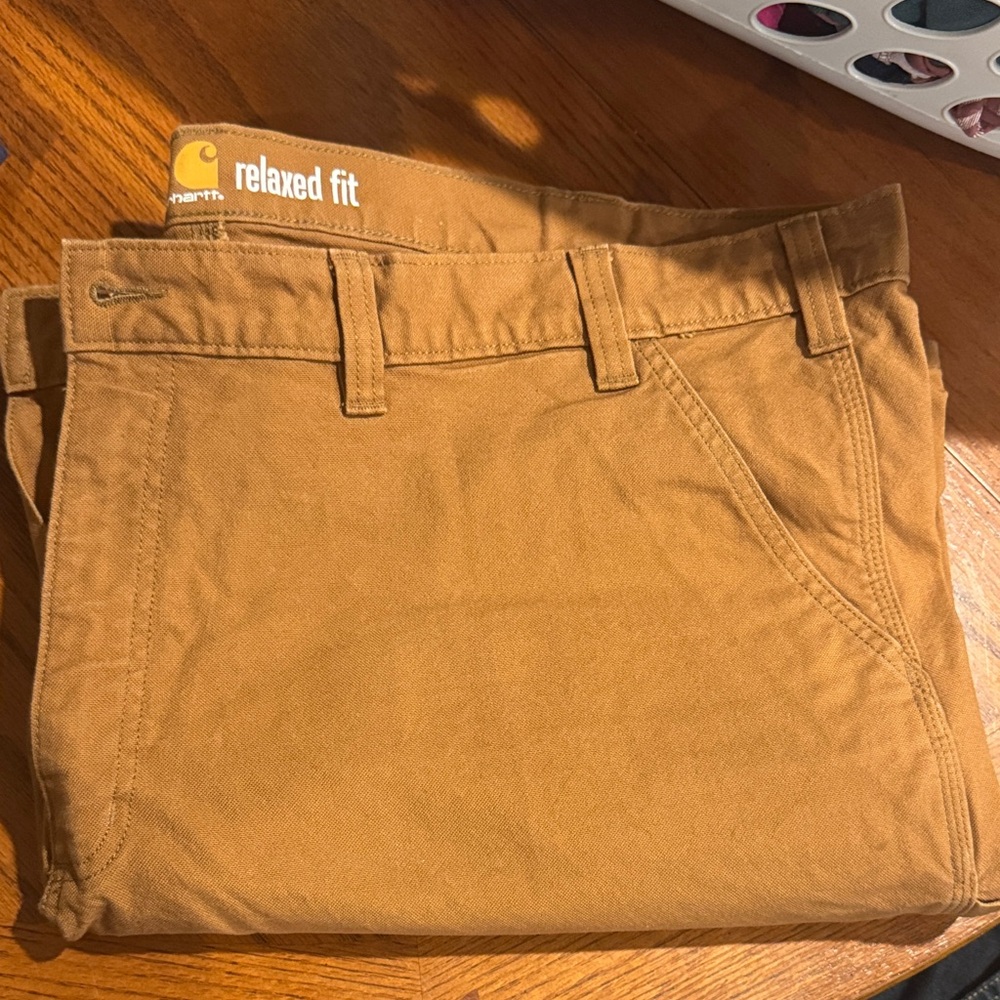 Carhartt Men's Relaxed Fit Khaki Chinos